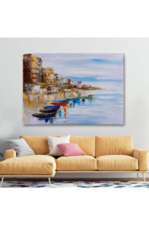 Mykonos Limanı Duvar Tablosu-1209