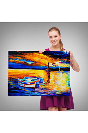 Okyanusun Gün Batımı Tablosu-1212