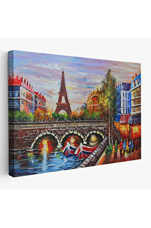 Fransa Paris Eyfel Kulesi Manzaralı Duvar Tablosu-1232