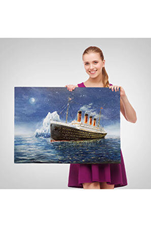 Titanik Gece Manzarası Duvar Tablosu-1238