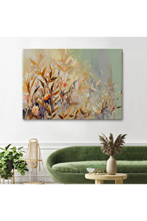 Renkli Yapraklar Duvar Tablosu-1240