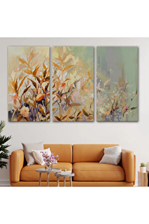 Renkli Yapraklar Duvar Tablosu-1240