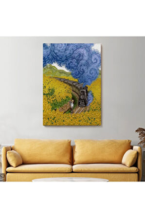 Vincent Van Gogh'un Renkli Tasviri Duvar Tablosu-6224