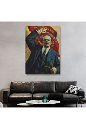 Vladimir Ilyic Lenin Dekoratif Duvar Tablosu-6235
