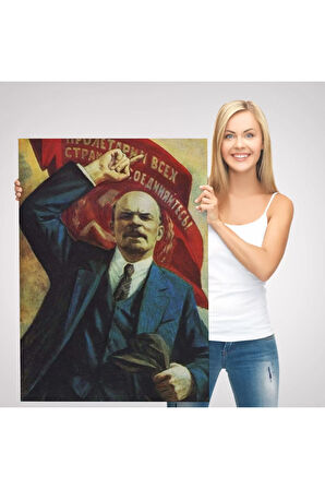 Vladimir Ilyic Lenin Dekoratif Duvar Tablosu-6235