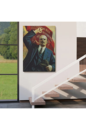 Vladimir Ilyic Lenin Dekoratif Duvar Tablosu-6235