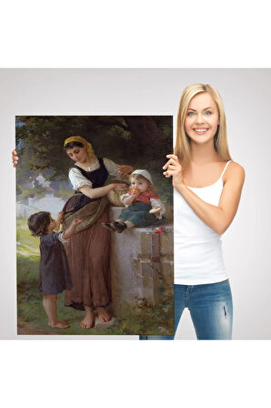 Bende İstiyorum Diyen Çocuk Dekoratif Duvar Tablosu-6238