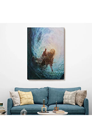 Tanrının Eli Dekoratif Duvar Tablosu, İsa-6307