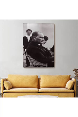 İskembe'de Oturan Mustafa Kemal Atatürk Tablosu-6315