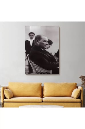 İskembe'de Oturan Mustafa Kemal Atatürk Tablosu-6315