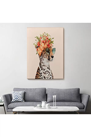 Kokoş Çıta, Çiçek Taçlı Sosyetik Çita Tablosu-6322