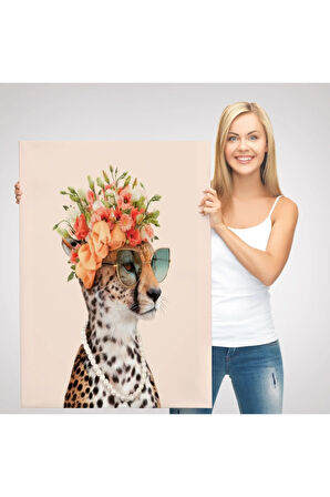 Kokoş Çıta, Çiçek Taçlı Sosyetik Çita Tablosu-6322