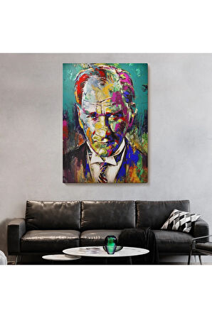 Renkli Mustafa Kemal Atatürk Tablosu-6327
