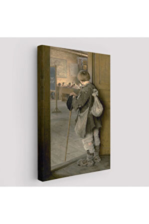 Nikolay Bogdanov Belsky'in Sınıfın Kapıdında Tablosu-6341