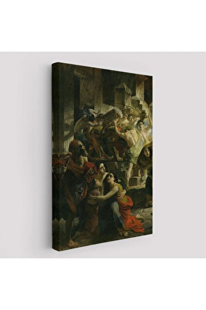 Pompeii'nin Son Günü Karl Pavlovich Bryullov Kanvas Tablo-6362
