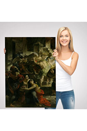 Pompeii'nin Son Günü Karl Pavlovich Bryullov Kanvas Tablo-6362