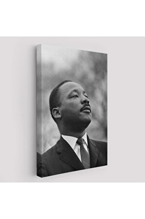 Martin Luther King Dekoratif Kanvas Duvar Tablosu-6374