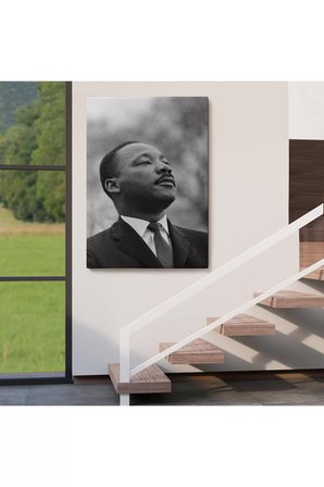 Martin Luther King Dekoratif Kanvas Duvar Tablosu-6374