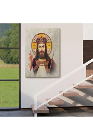 Hz İsa Tablosu, Kilise Hediyesi Long Live Christ The King Jesus Christ -6387