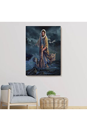 Rab İsa Peteri Kurtarma Tablosu,  Kilise Hediyesi Long Live Christ The King Jesus Christ -6392