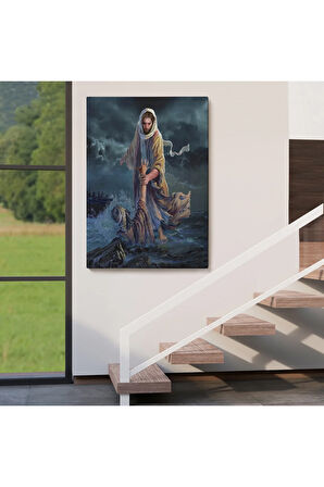 Rab İsa Peteri Kurtarma Tablosu,  Kilise Hediyesi Long Live Christ The King Jesus Christ -6392