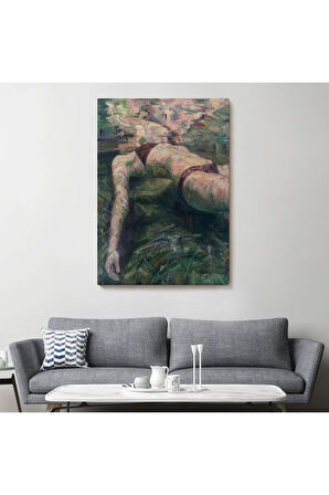 Deniz Altındaki Kadın Dekoratif Duvar Tablosu-6402