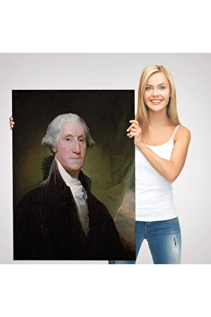 Amerika Birleşik Devletleri Kurucusu George Washington Duvar Tablosu-6411