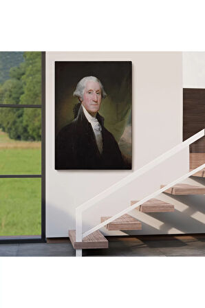Amerika Birleşik Devletleri Kurucusu George Washington Duvar Tablosu-6411