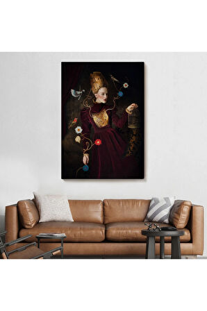 Svetlana Melik - Nubarova Kadının Hikayesi Kanvas Tablo -6417