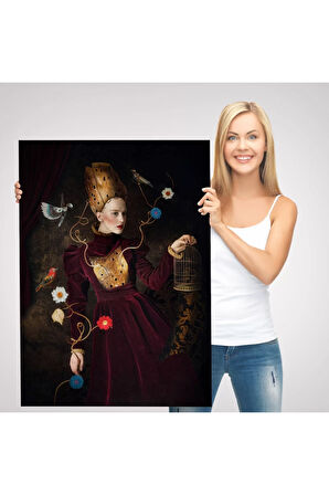 Svetlana Melik - Nubarova Kadının Hikayesi Kanvas Tablo -6417