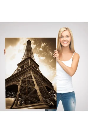 Fransa Paris Eyfel Kulesi Duvar Tablosu-6424