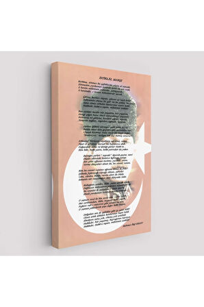 İstiklal Marşı Dekoratif Duvar Tablosu-6466