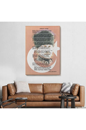 İstiklal Marşı Dekoratif Duvar Tablosu-6466