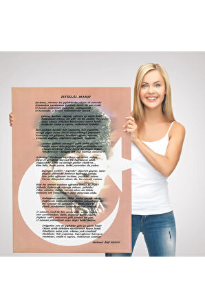 İstiklal Marşı Dekoratif Duvar Tablosu-6466