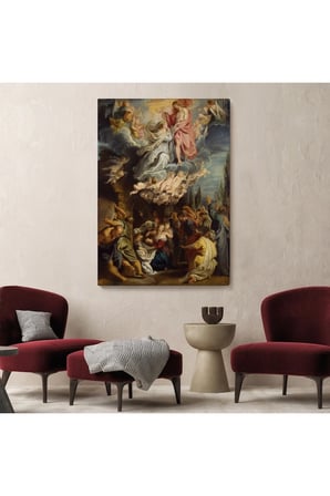 Bakire Taç Giyme Törentablosu - Coronation Of The Virgin 1644 Diego Velázquez -6473
