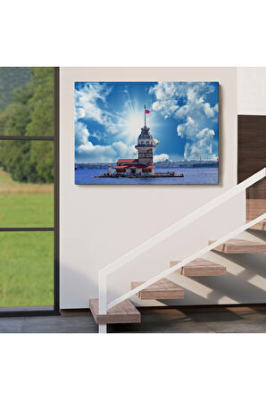 Kız Kulesi Manzarası Duvar Tablosu-6515