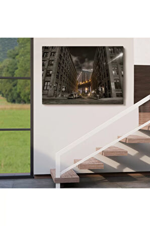 Manhattan Sokak Manzara Tablosu-6517