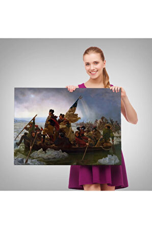 Washington Delaware'i Geçiyor Tablosu - Washington Crossing The Delaware -6543