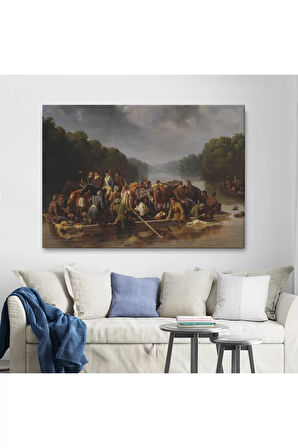 Marion Peedee'yi Geçiyor Tablosu - William Tylee Ranney-6544