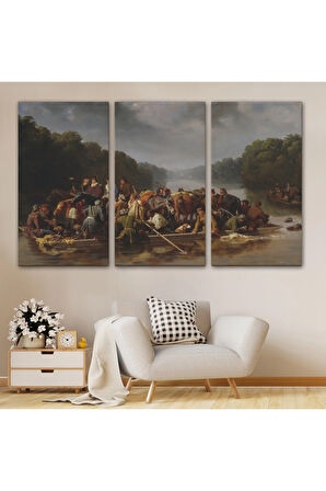 Marion Peedee'yi Geçiyor Tablosu - William Tylee Ranney-6544