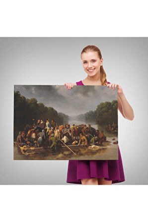 Marion Peedee'yi Geçiyor Tablosu - William Tylee Ranney-6544