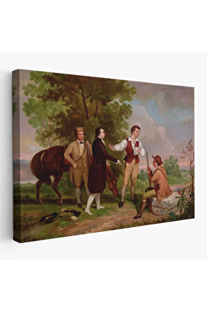 Binbaşı André'nin Yakalanması Tablosu - The Capture Of Major Andre - Asher Brown Durand-6545