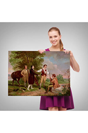 Binbaşı André'nin Yakalanması Tablosu - The Capture Of Major Andre - Asher Brown Durand-6545