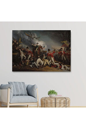 Princeton Savaşı'nda General Mercer'in Ölümü Tablo- -6548