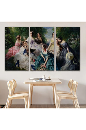 İmparatoriçe Eugenie  Ve  Leydileri Tablosu - The Empress Eugénie-6570