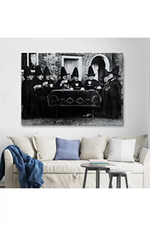 Yaşlı Cadıların Çay Partisi Tablosu -6577