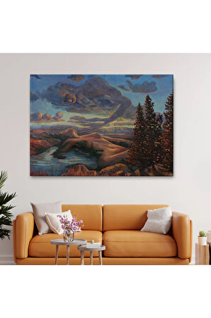 Yeryüzü Ve Gökyüzü Duvar Tablosu-6581