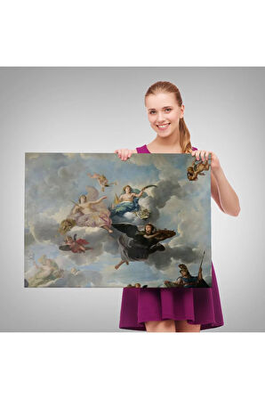 Yeryüzü Ve Gökyüzü Duvar Tablosu-6581