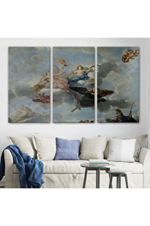 Bulutlaların Üzerindeki Melekler Rönesans Tablosu - Antoine Hoarse Zenith-6582