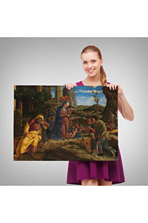 Şabat Ayinin De Ateş Etrafında Dans Eden Kadınlar Tablosu - Fire Dance-6589